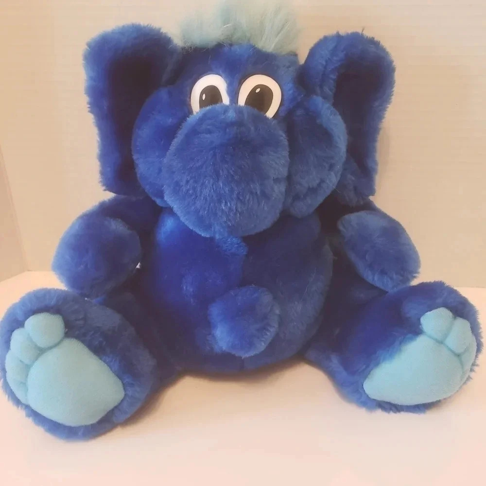 Kismo Kodak Kolarkins Plus Focus Blue Kismo Stuffed Animal,Vintage.